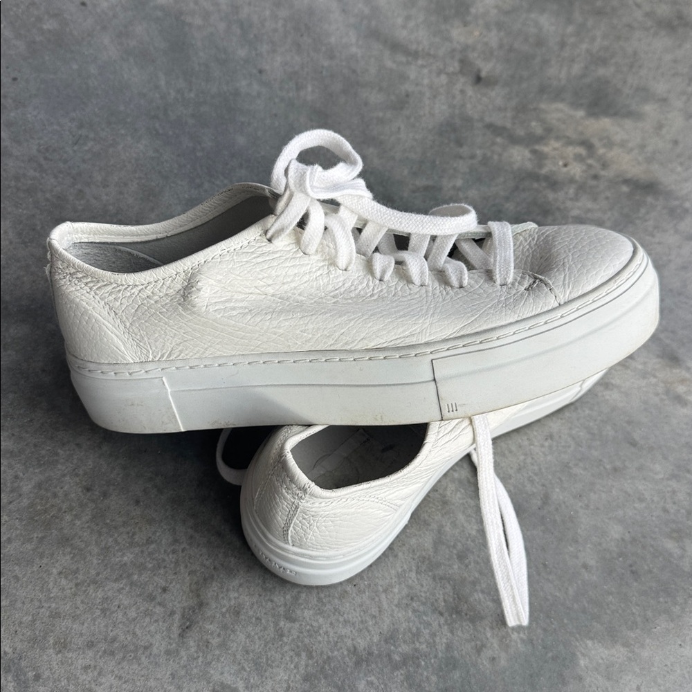 Diemme White Leather Sneakers